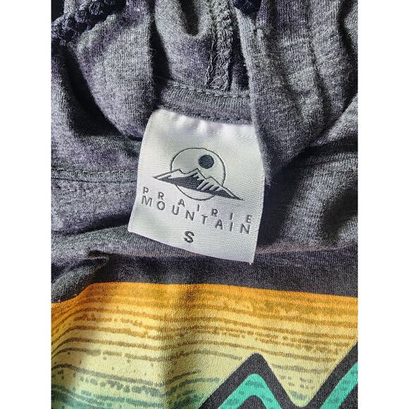 ALASKA The Last Frontier Gray Colorful Fade Lightweight Hoodie SZ S - Picture 4 of 7